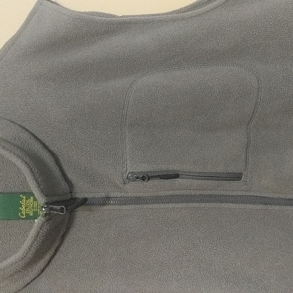 Gray Polartec Fleece Vest - Picture 4 of 10